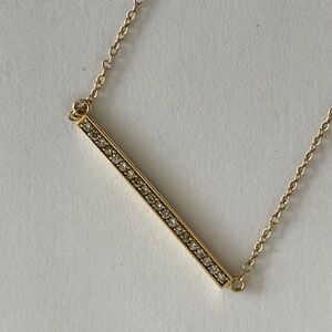 Jennifer Meyer 18k Gold Stick Necklace